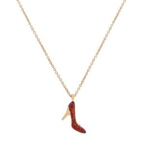 KATE SPADE • The Things We Love Red Heels Necklace